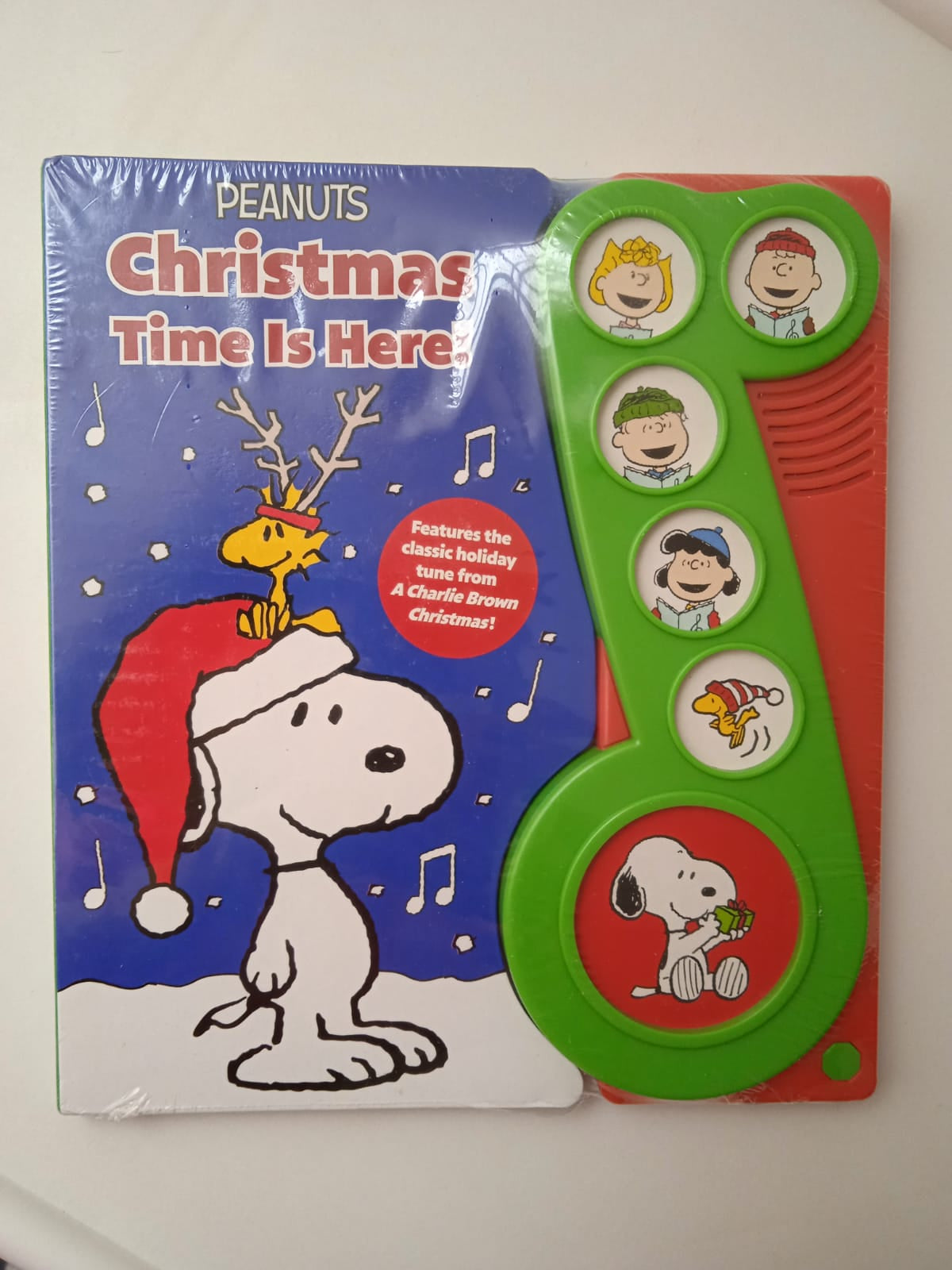 Snoopy Peanuts Christmas Time Is Here! Libro Musical Nuevo