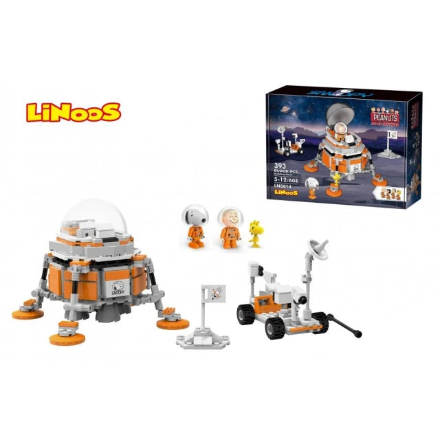 Snoopy Estación Espacial Bloques De Construcción 393 pzas.