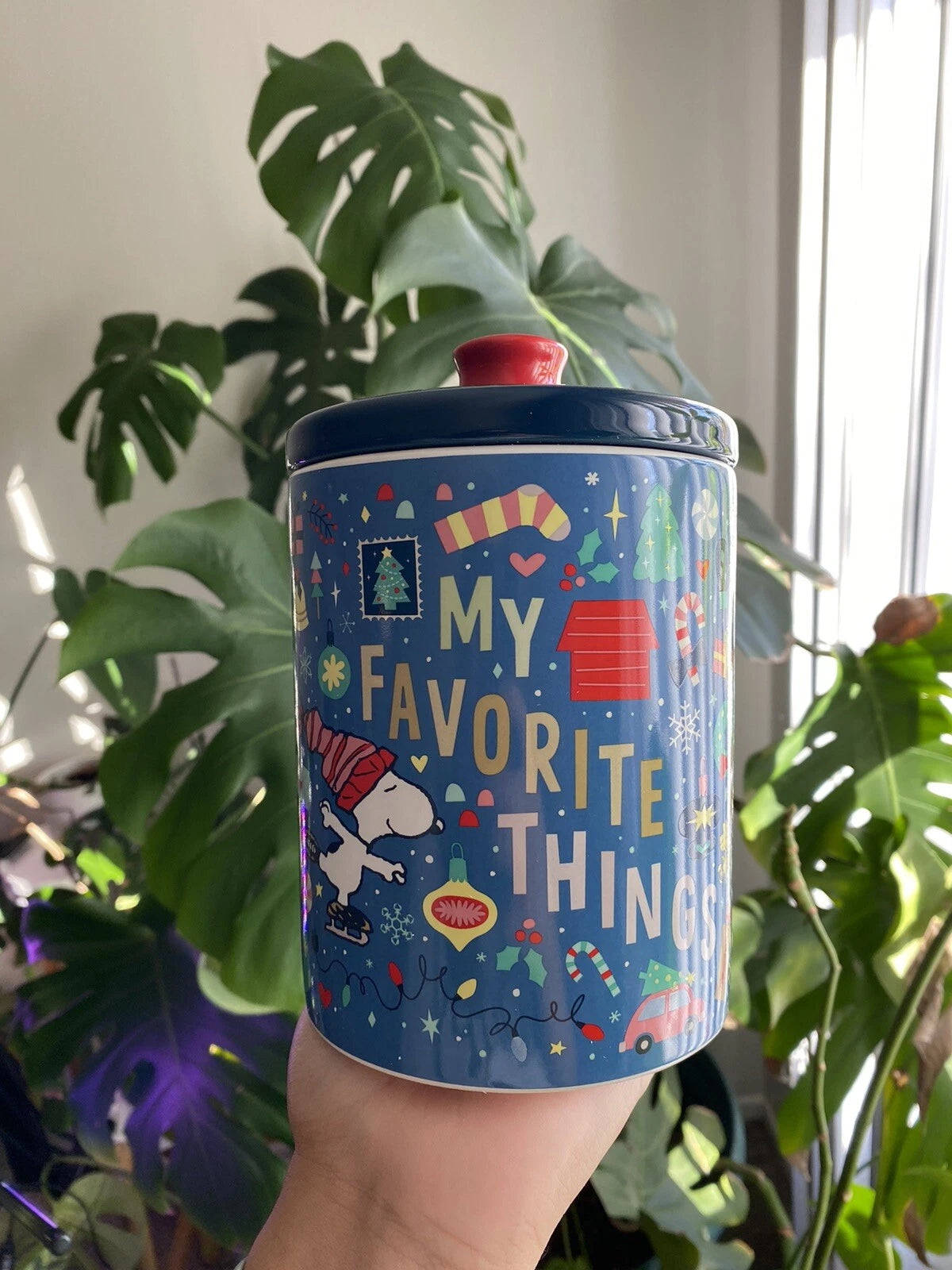 Snoopy Peanuts Galletero "My favorite things"