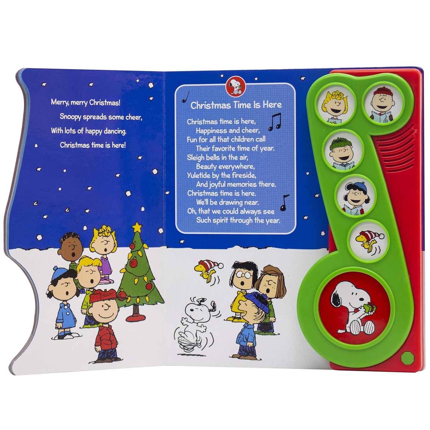 Snoopy Peanuts Christmas Time Is Here! Libro Musical Nuevo