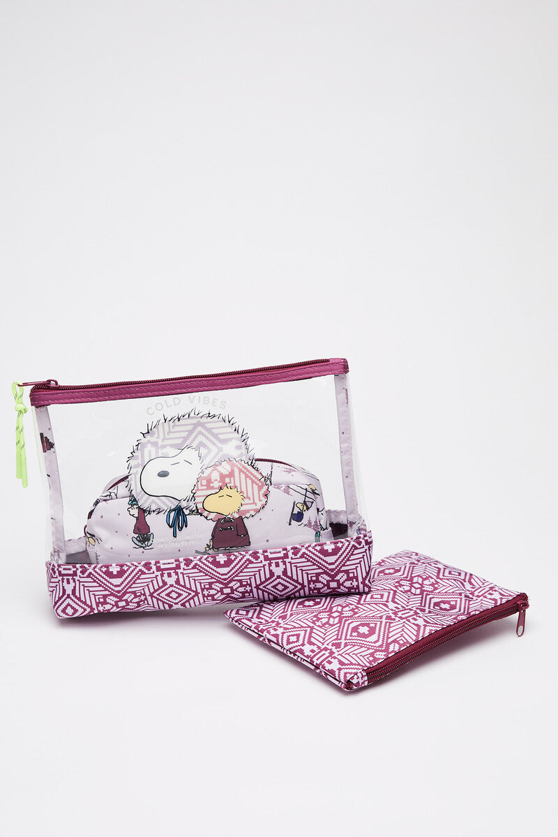 Snoopy Peanuts Pack 3 neceseres Snoopy, Women'Secret