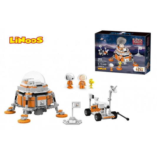 Snoopy Estación Espacial Bloques De Construcción 393 pzas.