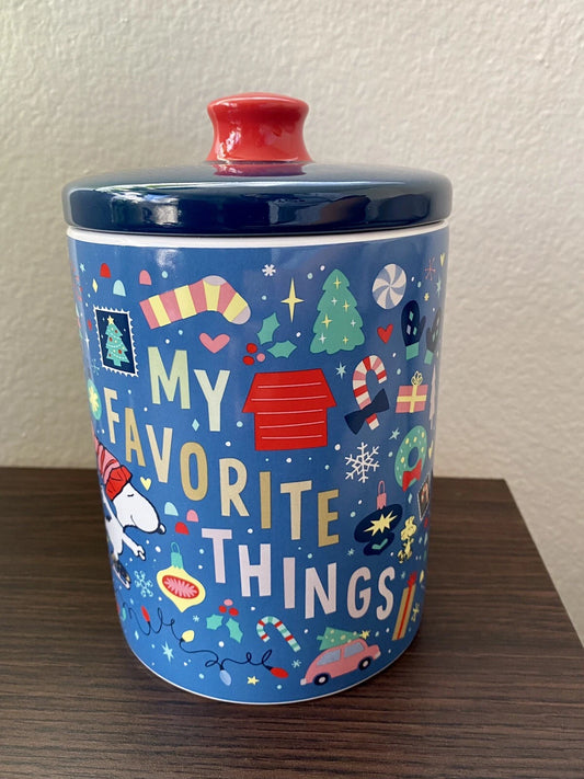 Snoopy  Peanuts Galletero  "My favorite things"