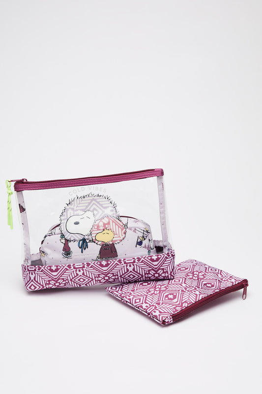Snoopy Peanuts Pack 3 neceseres Snoopy, Women'Secret