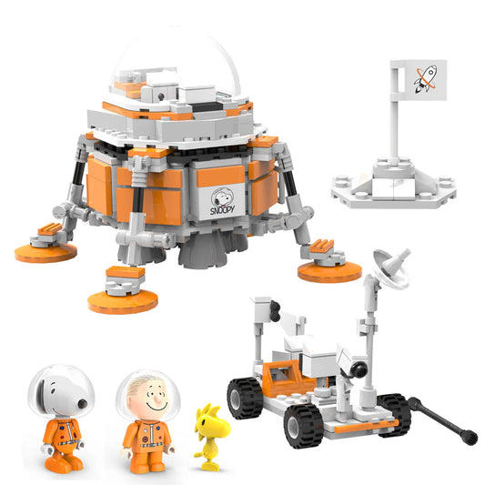 Snoopy Estación Espacial Bloques De Construcción 393 pzas.