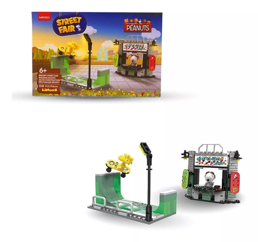 Snoopy Peanuts Pista de Patinaje Bloques de Construccion
